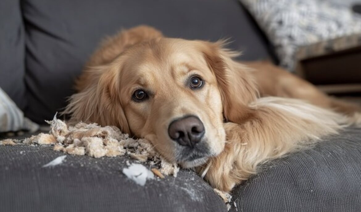 Golden Retriever and pet destruction