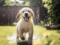 Young Golden Retriever puppy