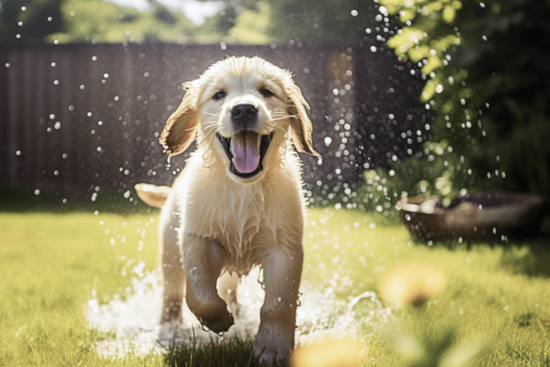 Young Golden Retriever puppy