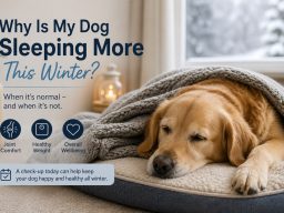 Why is my dog sleeping more this winter